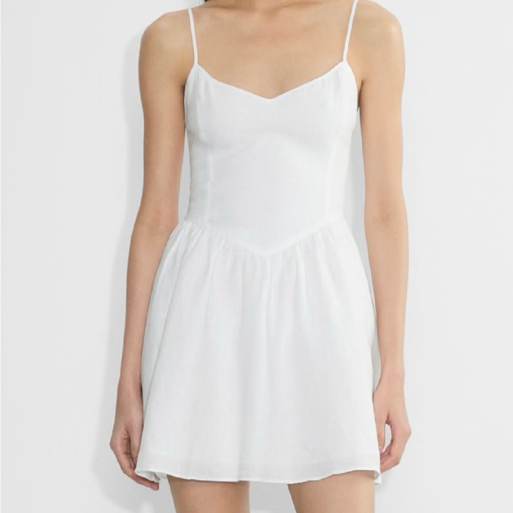 Aritzia White Spaghetti Strap Dress